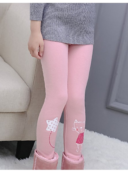 Girl Casual/Daily Solid Pants-Cotton Winter  