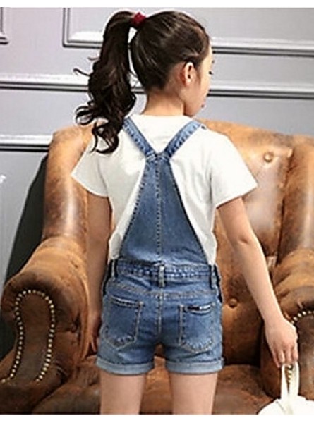Girl's Casual/Daily Jeans,Cotton Summer Blue  