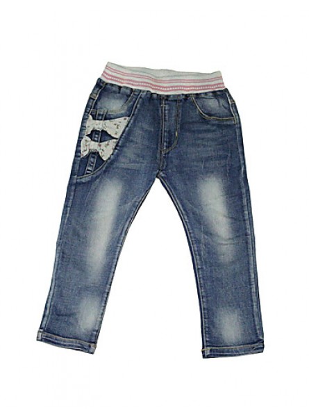 Girl Going out / Casual/Daily / School Embroidered Jeans-Denim All Seasons  