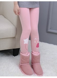 Girl Casual/Daily Solid Pants-Cotton Winter  